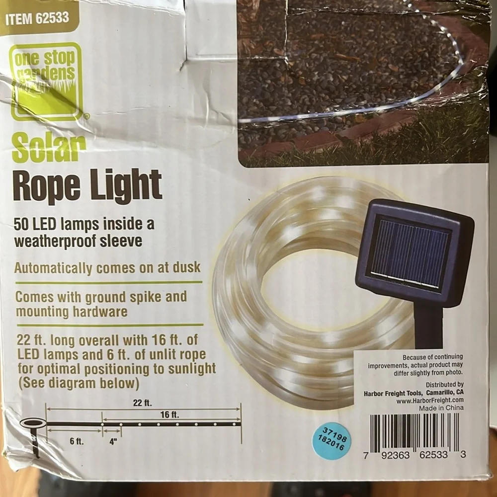 Solar rope lights - Picture 2 of 2